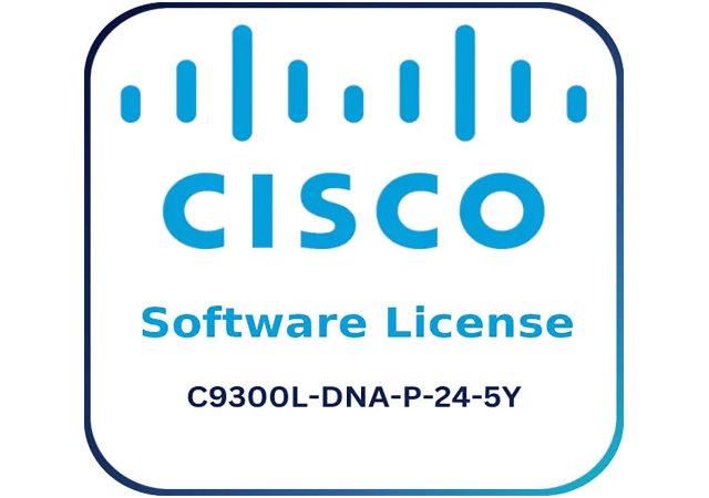 Cisco C9300L-DNA-P-24-5Y - Software License