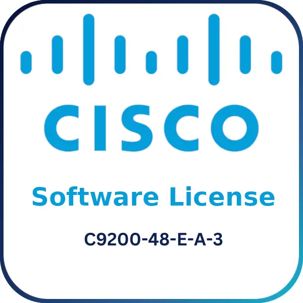 Cisco C9200-48-E-A-3 - Software Licence