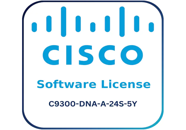 Cisco C9300-DNA-A-24S-5Y - Software License