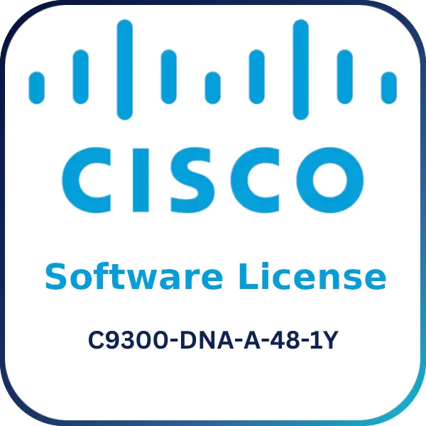 Cisco C9300-DNA-A-48-1Y - Software Licence
