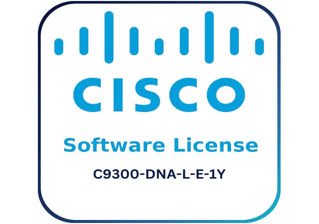 Cisco C9300-DNA-L-E-1Y - Software Licence