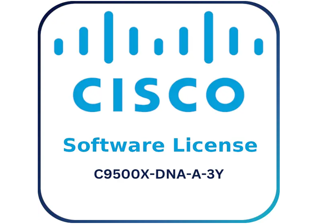 Cisco C9500X-DNA-A-3Y - Software Licence
