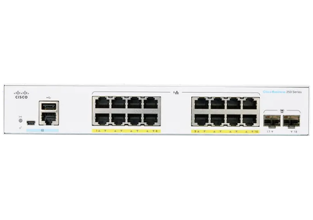 Cisco Small Business CBS250-16P-2G-UK - Network Switch