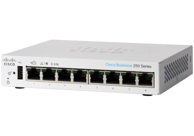 Cisco Small Business CBS250-8T-D-UK - Network Switch