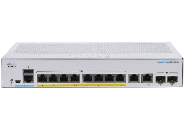 Cisco Small Business CBS350-8P-2G-UK  - Network Switch