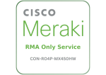 Cisco Meraki CON-RO4P-MX450HW RMA Only Service - Warranty & Support Extension