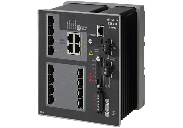 Cisco Industrial IE-4000-8GS4G-E - Network Switch