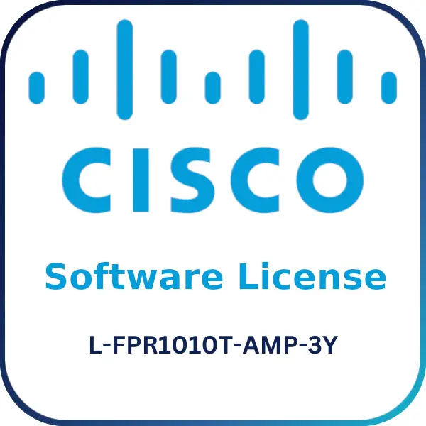 Cisco L-FPR1010T-AMP-3Y - Software License