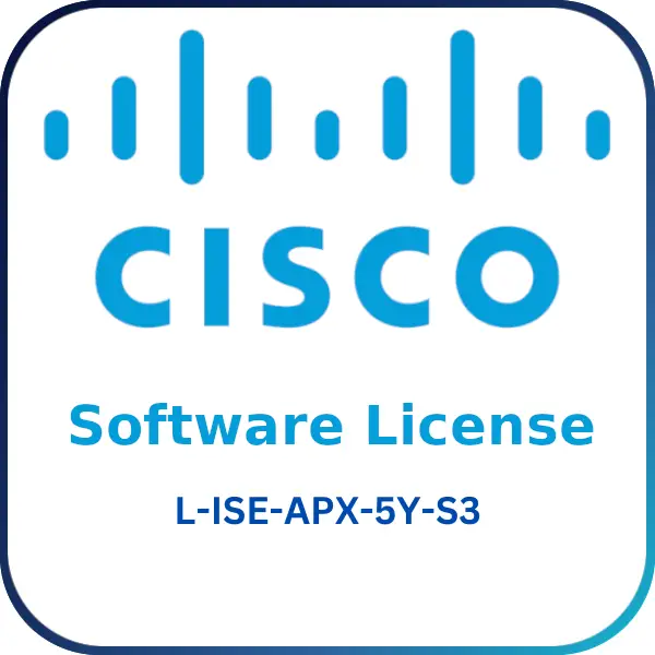 Cisco L-ISE-APX-5Y-S3 Identity Services Engine Apex - Software License