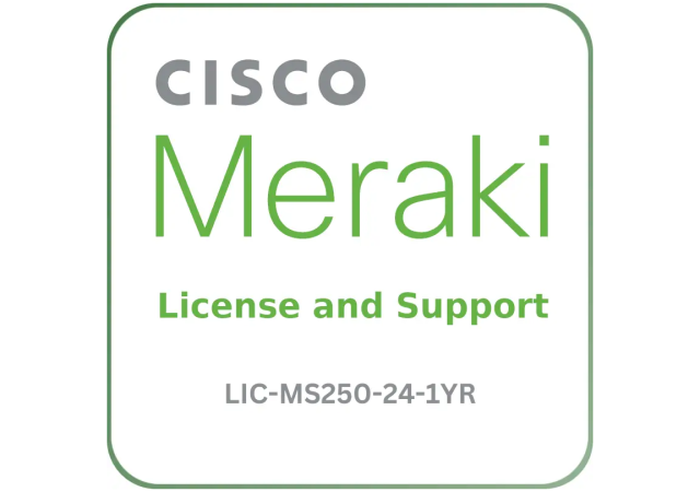 Cisco Meraki LIC-MS250-24-1YR - License and Support Service