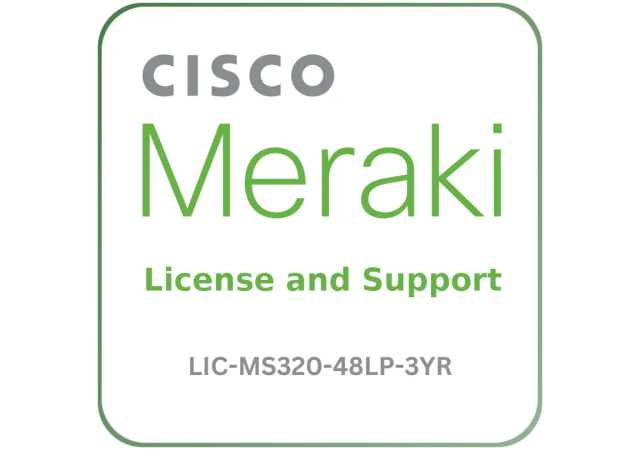 Cisco Meraki LIC-MS320-48LP-3YR - License and Support Service