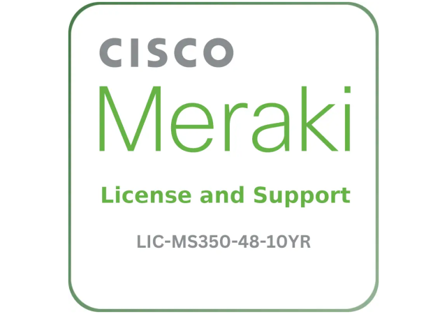 Cisco Meraki LIC-MS350-48-10YR - License and Support Service