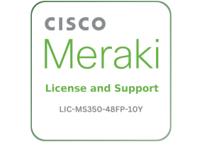 Cisco Meraki LIC-MS350-48FP-10Y - License and Support Service