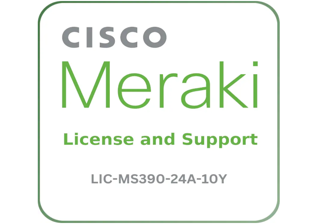 Cisco Meraki LIC-MS390-24A-10Y - License and Support Service