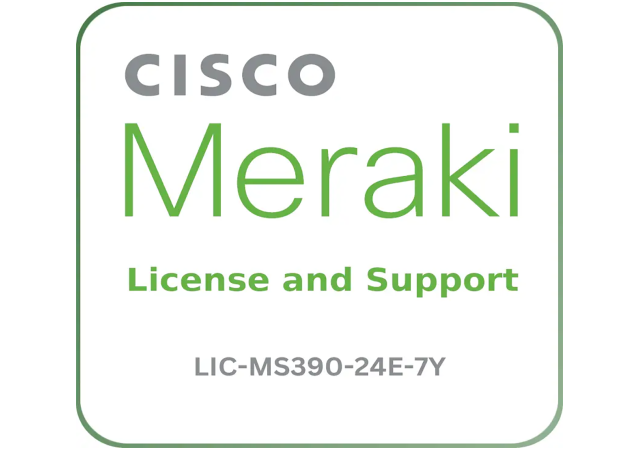 Cisco Meraki LIC-MS390-24E-7Y - License and Support Service