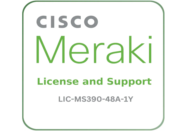 Cisco Meraki LIC-MS390-48A-1YR - License and Support Service