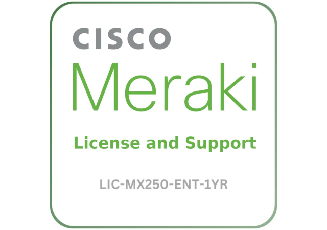 Cisco Meraki LIC-MX250-ENT-1YR - License and Support Service