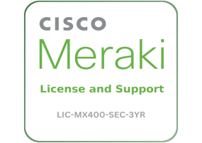 Cisco Meraki LIC-MX400-SEC-3YR - License and Support Service