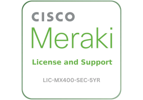 Cisco Meraki LIC-MX400-SEC-5YR - License and Support Service