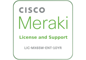 Cisco Meraki LIC-MX65W-ENT-10YR - License and Support Service