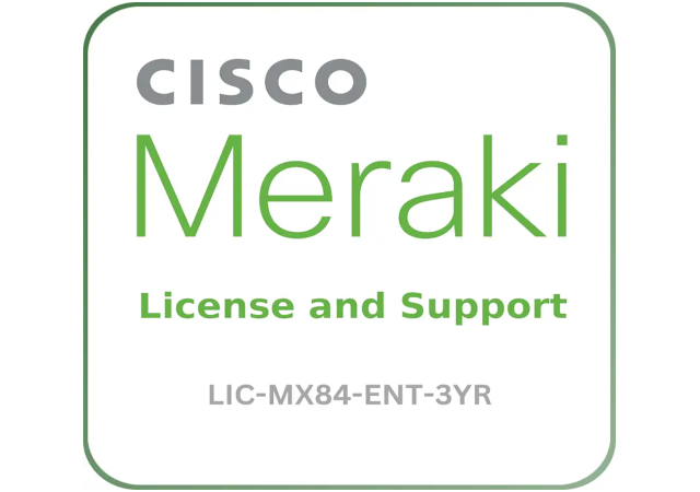 Cisco Meraki LIC-MX84-ENT-3YR - License and Support Service