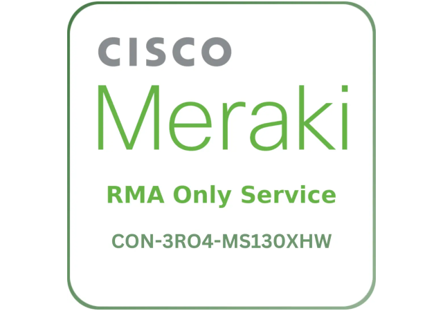 Cisco Meraki CON-3RO4-MS130XHW 3Y RMA Only Service - Warranty & Support Extension