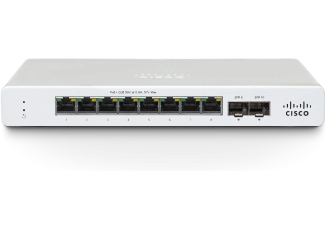 Cisco Meraki MS130-8P-HW - Compact PoE Switch