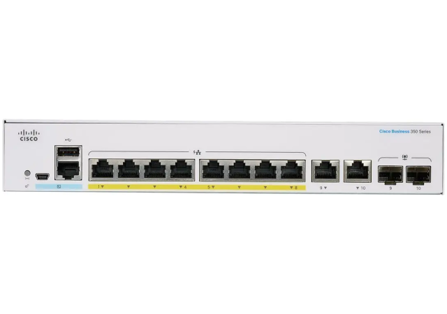 Cisco Small Business CBS350-8FP-2G-UK  - Network Switch