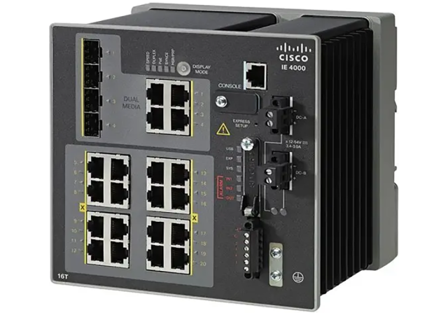 Cisco Industrial IE-4000-16T4G-E - Network Switch