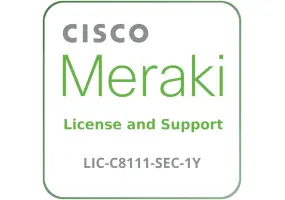 Cisco Meraki LIC-C8111-SEC-1Y - 1-year Advanced Security License and Support