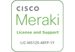 Cisco Meraki LIC-MS125-48FP-1Y - License and Support Service