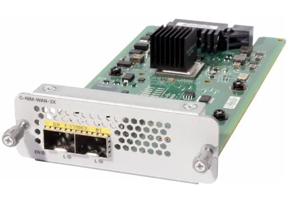Cisco C-NIM-WAN-2X - 2-port 1/10 Gbps SFP/SFP+ WAN Module