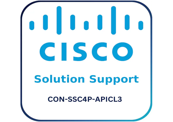 Cisco CON-SSC4P-APICL3 Solution Support - Warranty & Support Extension