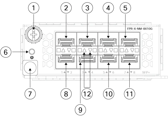 Cisco FPR4K-XNM-8X10G - Network Module