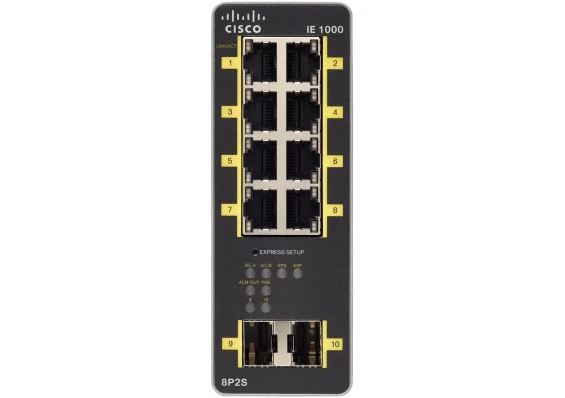 Cisco Industrial IE-1000-8P2S-LM - Network Switch