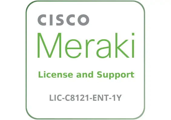 Cisco Meraki LIC-C8121-ENT-1Y - 1-year Enterprise License and Support