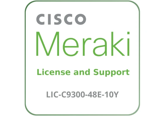 Cisco Meraki LIC-C9300-48E-10Y Enterprise - License and Support Service