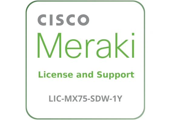 Cisco Meraki LIC-MX75-SDW-1Y - License and Support Service