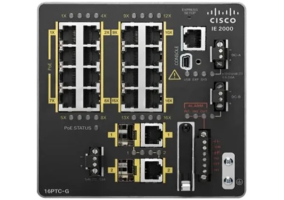 Cisco Industrial IE-2000-16PTC-G-E - Network Switch