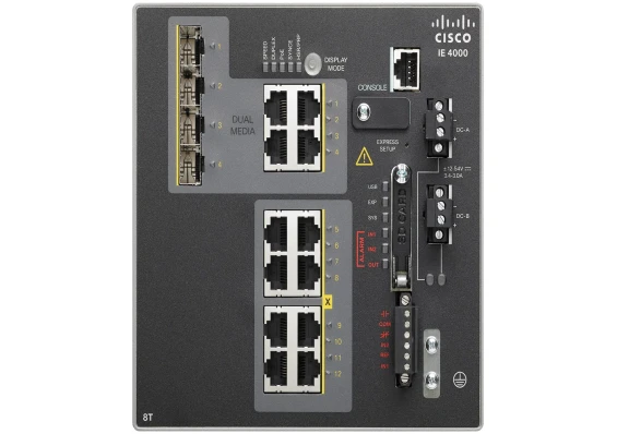 Cisco Industrial IE-4000-8T4G-E - Network Switch